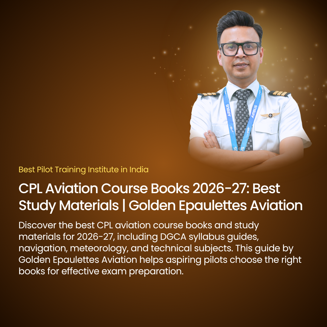 CPL Aviation Course Books 2026-27: Best Study Materials | Golden Epaulettes Aviation